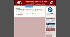 Desktop Screenshot of chateaugay.neric.org